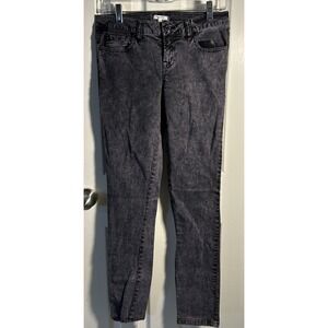 Heritage 1981 Jeans Womens‎ 6/28  Acid Wash Black Denim Skinny
